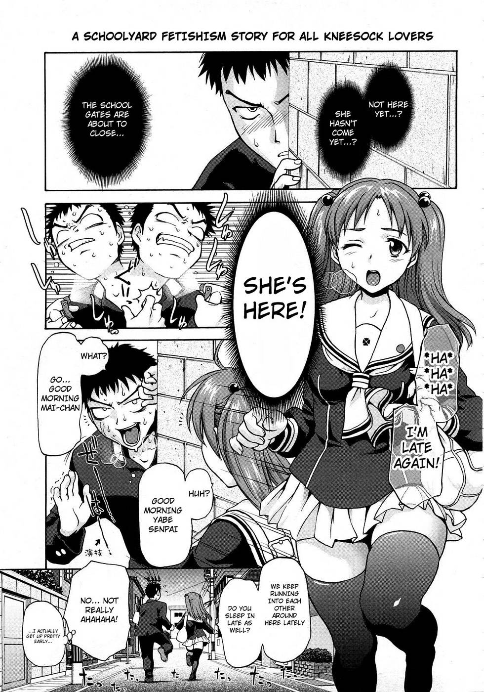 Hentai Manga Comic-Kneesock Hallelujah-Chapter 1-1